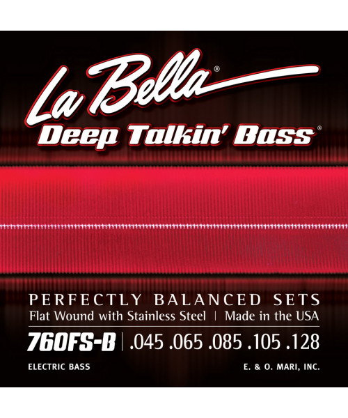 LaBella 760FS-B Muta di corde lisce per basso 5 corde