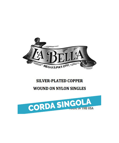 LaBella WS022 .022 Corda singola rivestita per chitarra classica