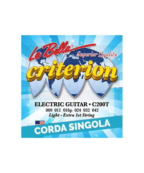LaBella CPS016 3th - C200T .016 Corda singola per chitarra elettrica