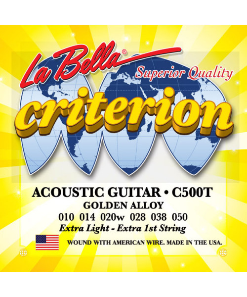 LaBella C500T Muta di corde per chitarra acustica