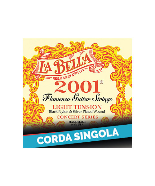 LaBella 2004FL 4th - 2001FLA-LIGHT Corda singola per chitarra classica flamenca