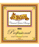 LaBella 8SG Muta di corde per chitarra classica 8 corde