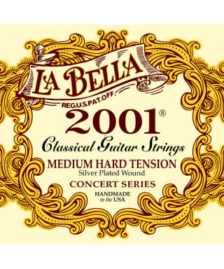 Label 2001med-Hard string strings for classical guitar