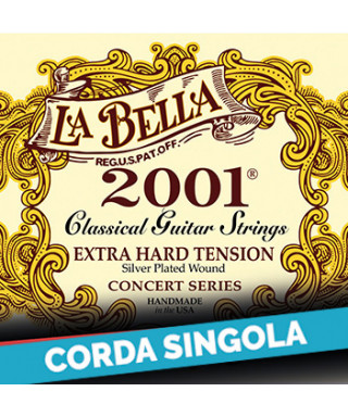 LaBella 2002XH 2nd - 2001EX-HARD Corda singola per chitarra classica