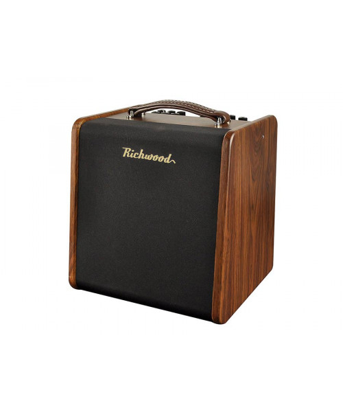 Richwood rac-50 amplificatore per chitarra acustica, 2 canali, 50w