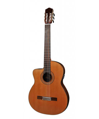 Salvador Cortez DC-60LCE classic 4/4 handcase electronified guitar