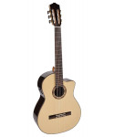 Salvador cortez cs-600ce chitarra classica 4/4 narrow elettrificata
