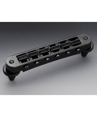 Schaller 12090400 Bridge GTM Tune-or-Chromed black matic for electric guitar
