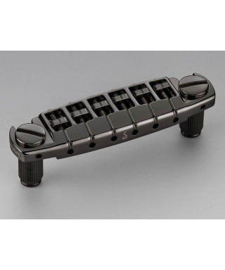 Schaller 12350400 Ponte Signum for electric guitar, black