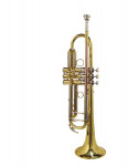 Stewart ellis if-2400-l trumpet with semi case-drive