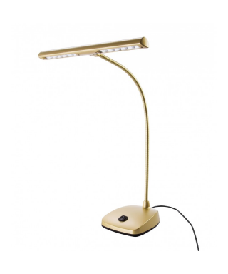 K & M Gold-Colored LED flat lamp