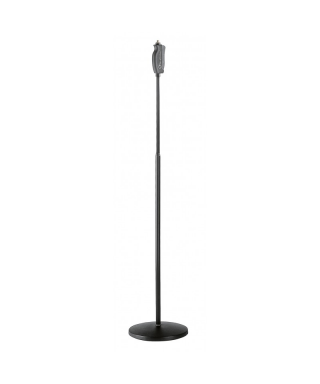 K&M black One hand microphone stand