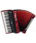 Hohner bravo iii 120 rosso silentkey
