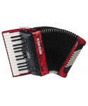 Hohner bravo ii 48 rosso a16532 silentkey