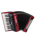 Hohner bravo ii 60 rosso silentkey