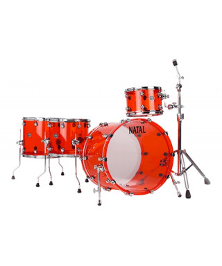 Natal KAC battery-aa2-RD1 Arcadia Acrylic AA2 Red 4 pcs