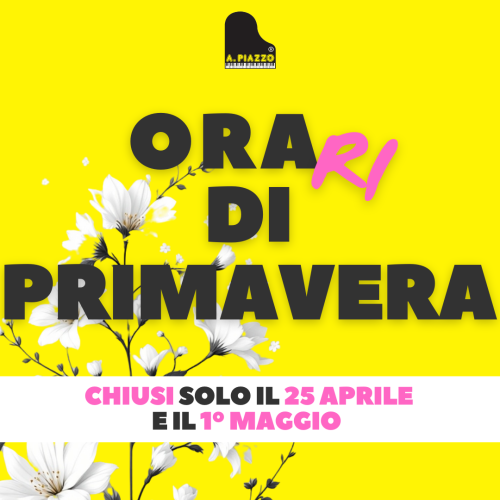 ORARI DI PRIMAVERA!