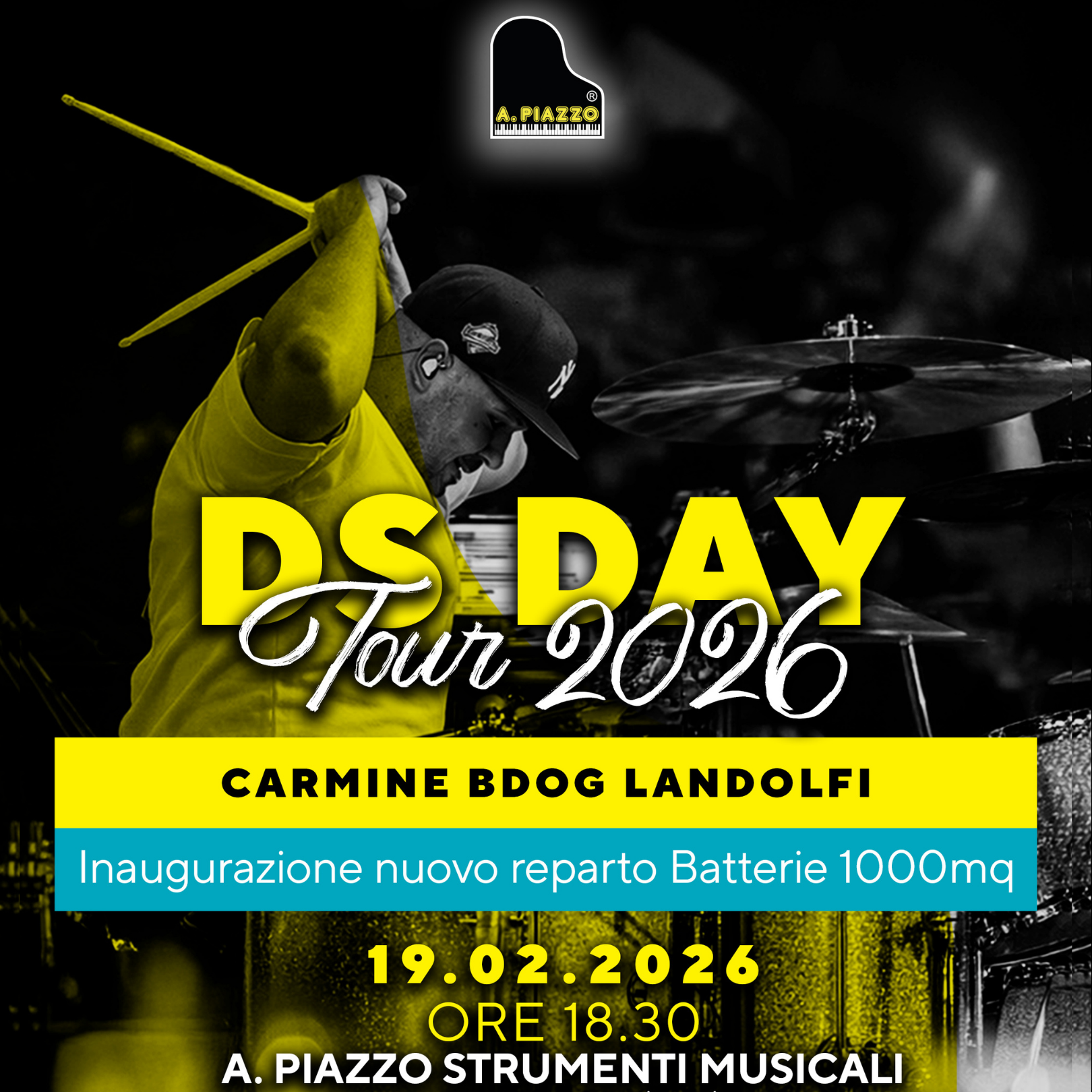 19.02: Carmine B-Dog Landolfi + inaugurazione reparto batterie